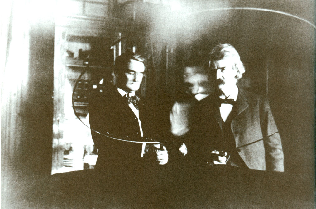 Joseph Jefferson with Mark Twain